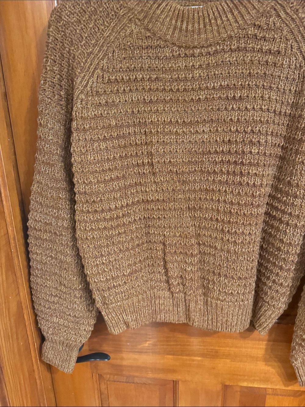 Universal Thread Rust Brown Textured Crewneck Sweater - Picture 4 of 7